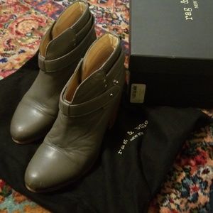 Rag and Bone Harrow Bootie Taupe 37.5